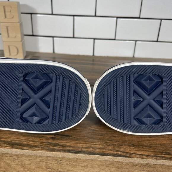 Converse CTAS Lift OX Womens Sz 8 Shoes Obsidian White Gingham Platform Sneaker - Picture 9 of 13